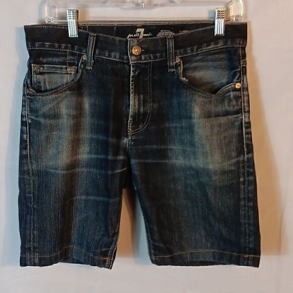 7 For All Mankind "Slimmy" Denim Shorts - Picture 7 of 7
